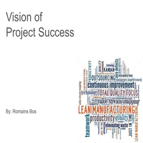 Vision of Project Success