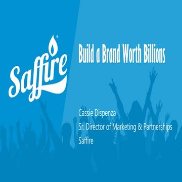 2019 FFEA - Build a Brand Worth Billions