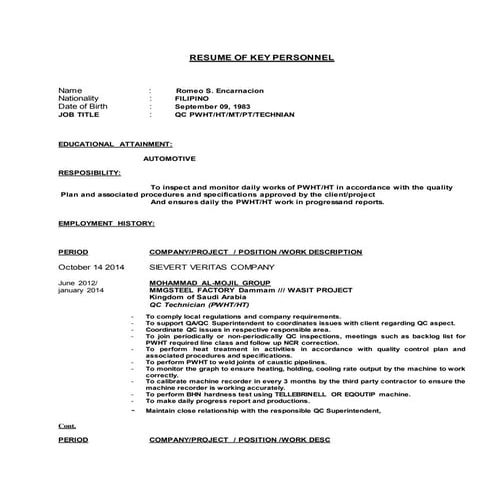 MIRZA ADEEL BAIG SGS CV RTF Format | RTF