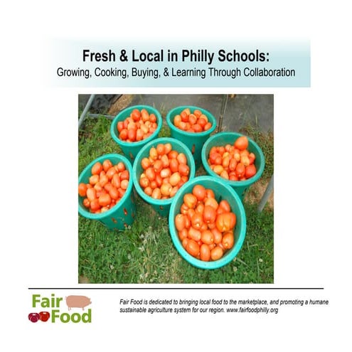 Fresh and Local in Philly Schools