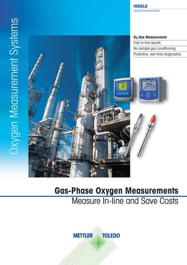 Gas phase oxygen measurement systems