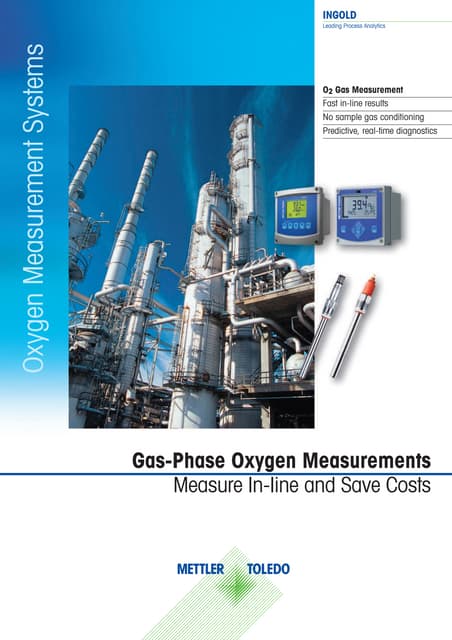 Gas phase oxygen measurement systems