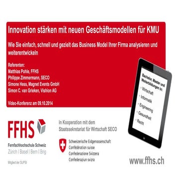 Ffhs seco videokonferenz_business_modeling_matthias_pohle_20141008_v1_final