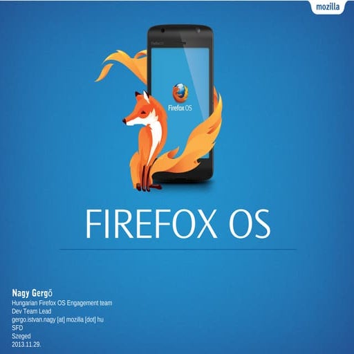 firefox os szeged sfd 2013