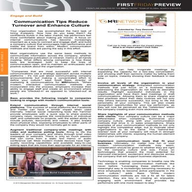 October first Friday newsletter