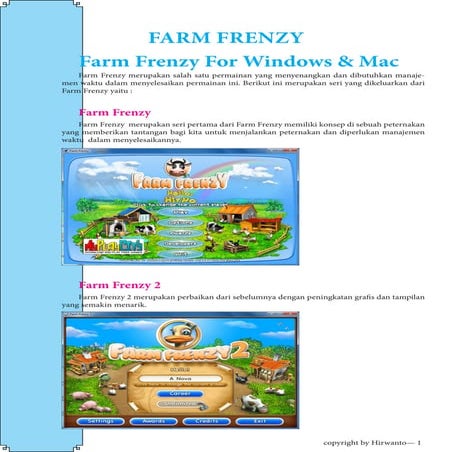 Farm Frenzy 