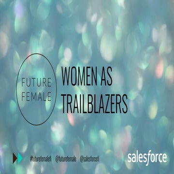Women as Trailblazers | PDF