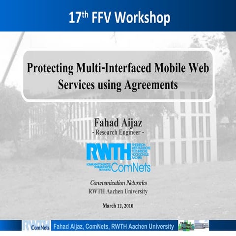 Protecting Multi-Interfaced Mobile Web Services using Agreements 
