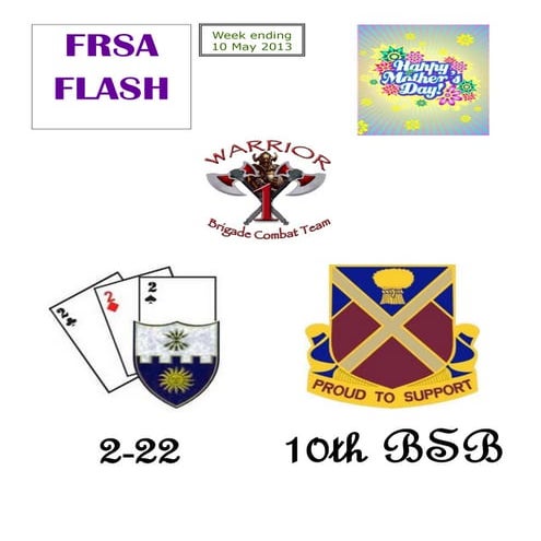 FRSA Flash week ending 10 May