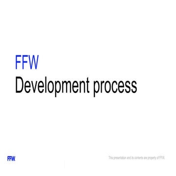 FFW Gabrovo PMG - Development Process