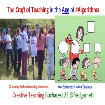 Craft of Teaching in the Age of Algorithms | PPT