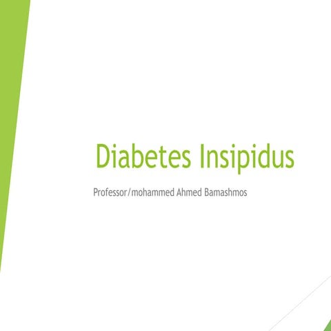 Diabetes insipidius, cause and pathogenesis | PDF