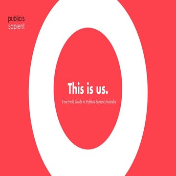 Publicis Sapient Melbourne Field Guide