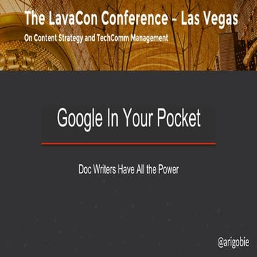 Ari Hoffman: Google in Your Pocket