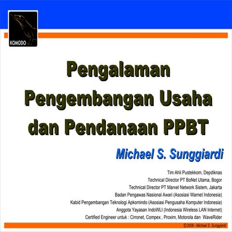 Pengalaman Berbisnis TIK di Indonesia