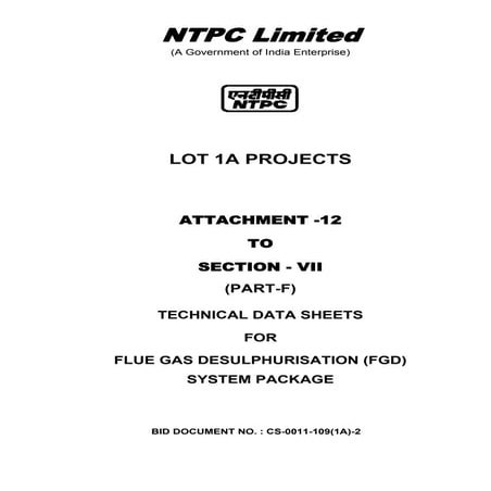 Fgd data sheets | PDF