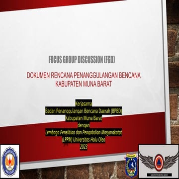 FGD_Penyusunan Dokumen Rencana Penanggulangan Bencana Daerah Kab-Muna Barat.pptx