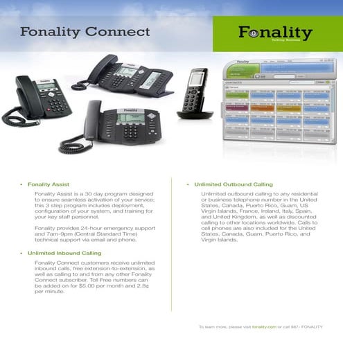 Fg fonality connect and connect+ features mar 11