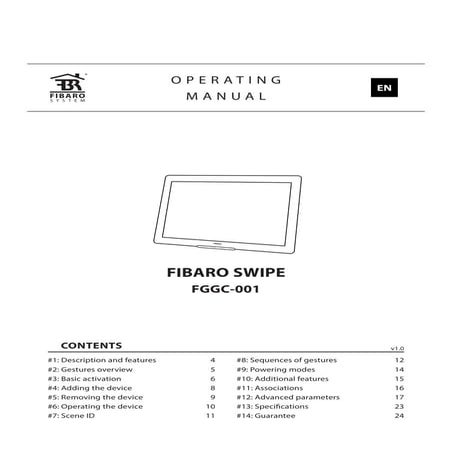 Operating manual