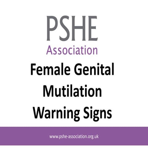Female Genital Mutilation Warning Signs | PDF
