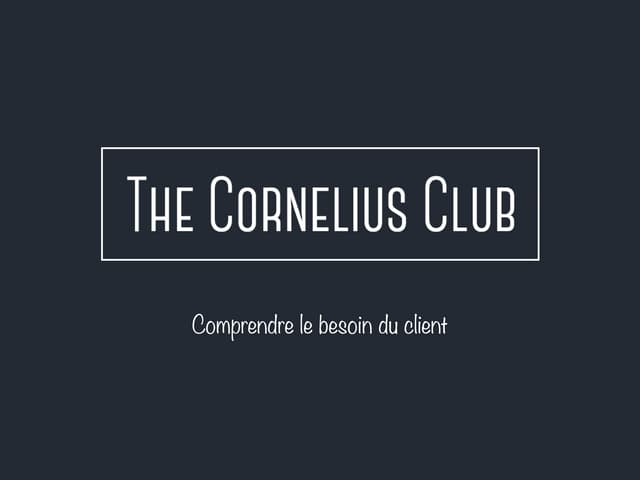 Gestion de projet #3 : besoin client