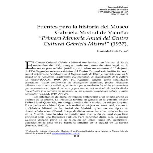 Centro Cultural Gabriela Mistral de Vicuña