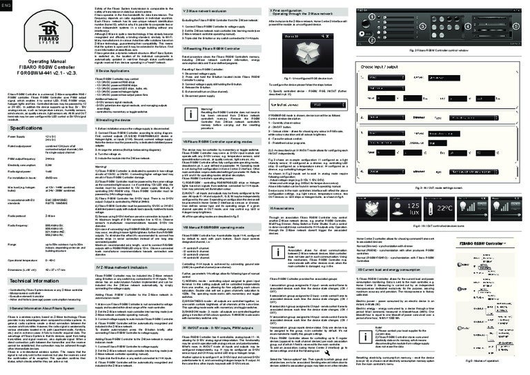 fibaro rgbw manual