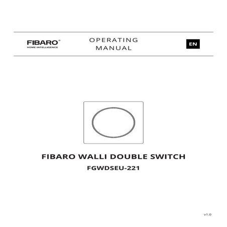 Manual Smart Switch Walli Fibaro