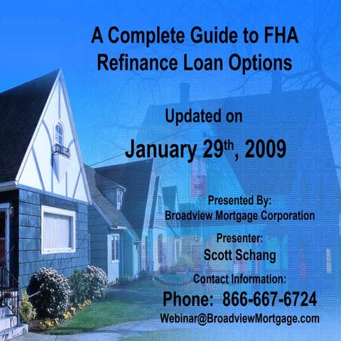 FHA Streamline Refinance | PPTX