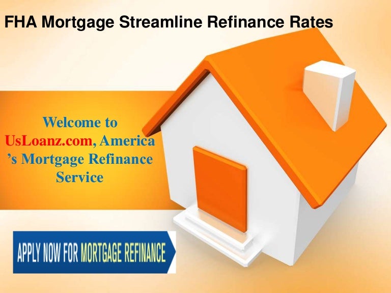 fha-mortgage-streamline-refinance-rates