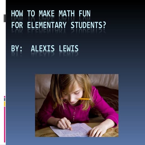How To Make Math Fun For Kids