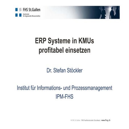 ERP-Systeme, Stefan Stöckler