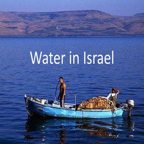Water crisis in Palestine | PPTX