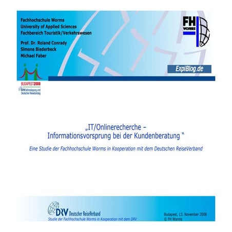 Internetnutzung in Reisebüros