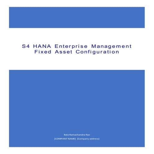 Fi asset-configuration-sap-s4-hana-enterprise-management