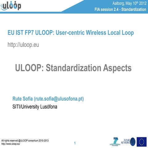 ULOOP standardization