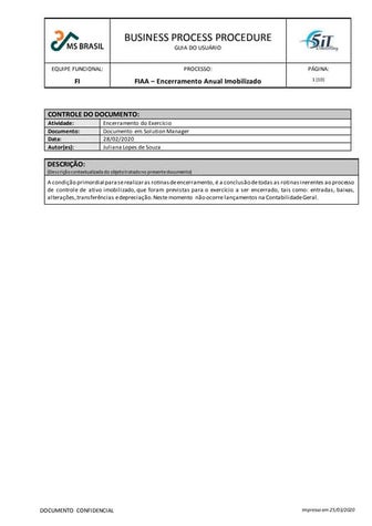 Fiaa   encerramento anual do ativo imobilizado
