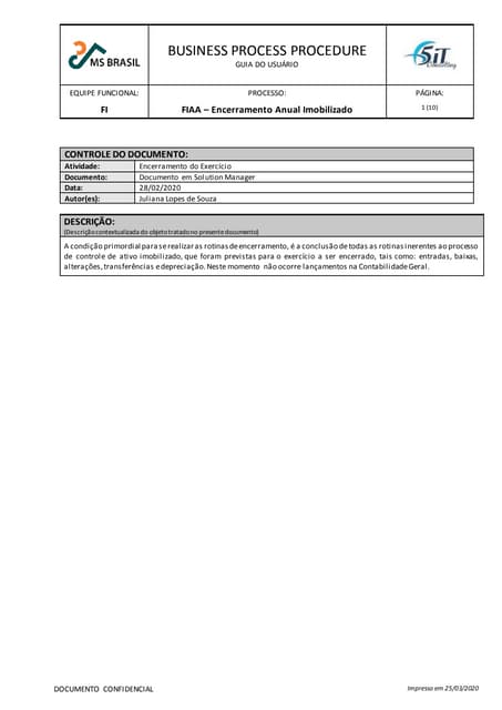 Fiaa   encerramento anual do ativo imobilizado