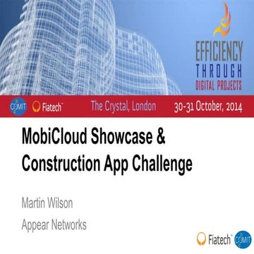 #FiaComit - MobiCloud Showcase & Construction App Challenge