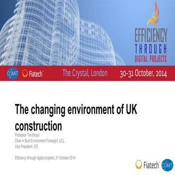 #FiaComit - The future of construction, the people and process