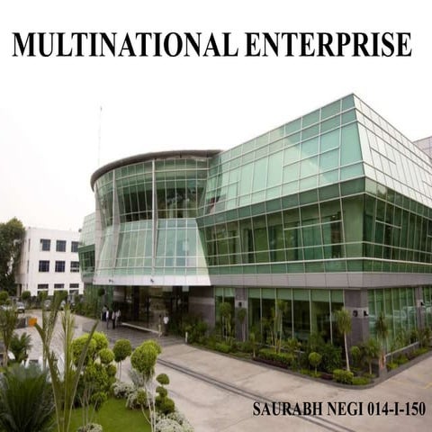 Multinational Enterprises