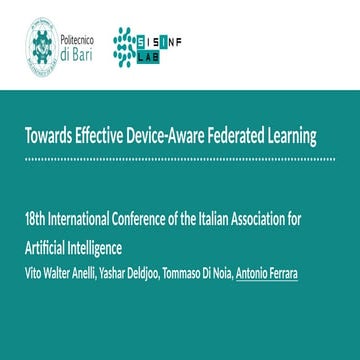 Towards Effective Device-Aware Federated Learning