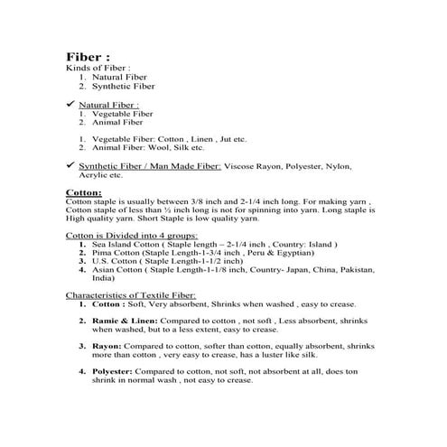 Textile Calculations and Equations | PPTX