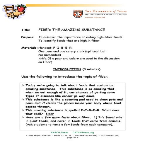 CATCH Kids Club Supplemental Activities | PDF