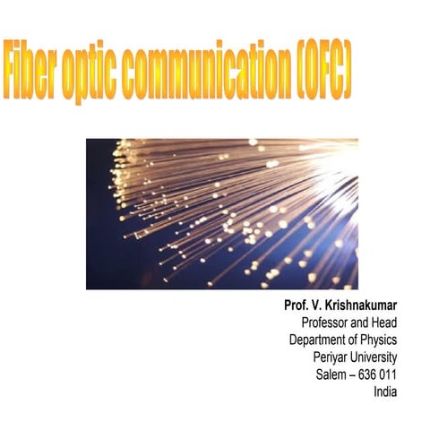 Optical communications