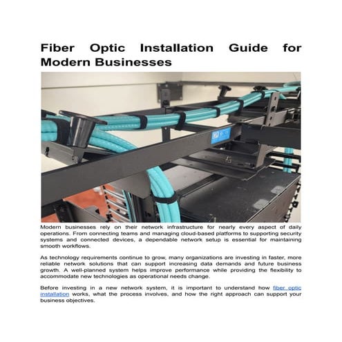 Network Cables Installation | PPTX