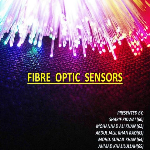 fiberoptics for the measurement of physical quantity