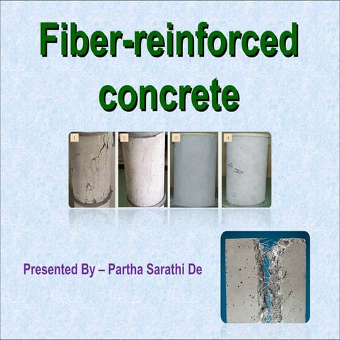 Fiber reinforcement concrete