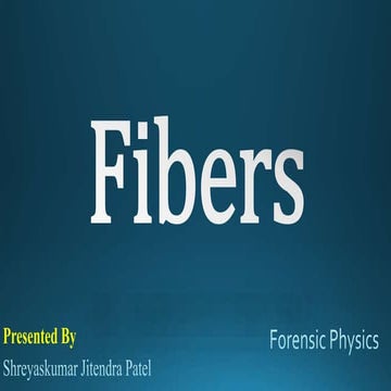Forensic Fiber Analysis