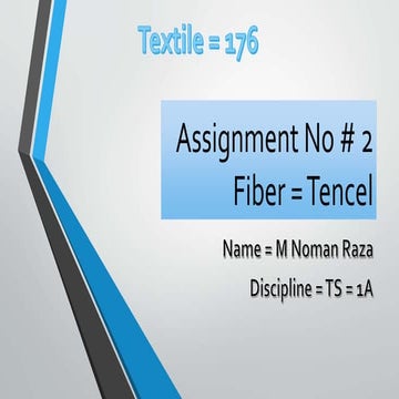 Tencel Fiber by M Noman